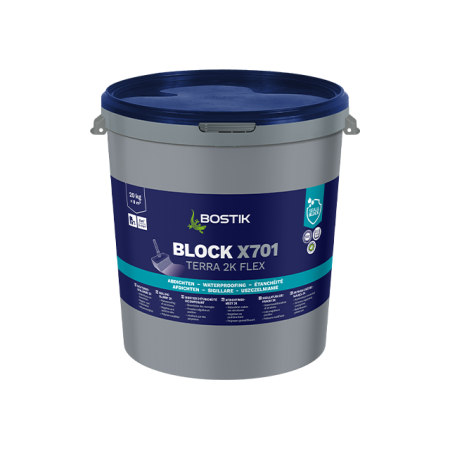 BOSTIK BLOCK X701 TERRA 2K FLEX elastyczny szlam uszczelniający 20kg